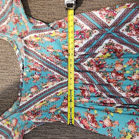 Torrid Smocked Challis Maxi Dress Size 3 - Picture 8 of 16